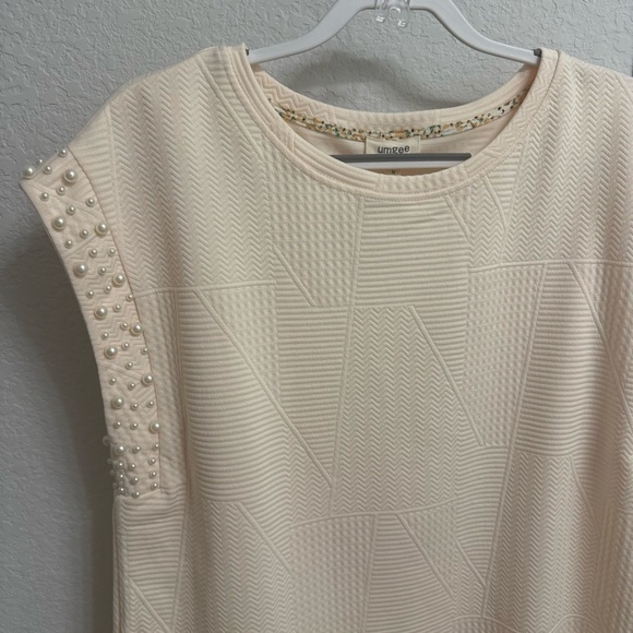 Umgee Cream Wide Leg Jumpsuit - Picture 3 of 3